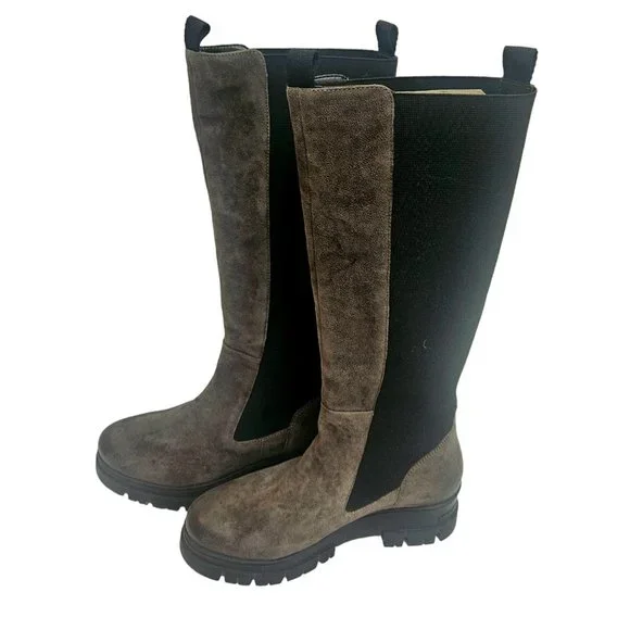 Very Volatile Sample Leather Boots Sz 6 Never Worn - Picture 1 of 4